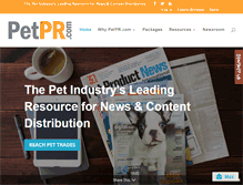 Tablet Screenshot of petpr.com